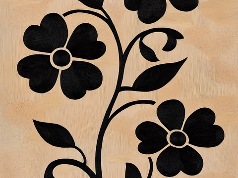  高清中古风挂画 