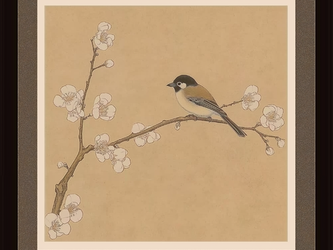  高清中古风挂画 