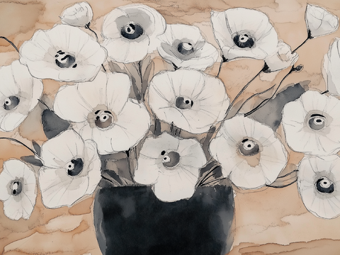  高清中古风挂画 