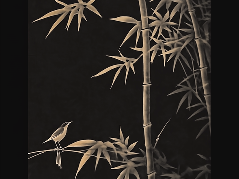  高清中古风挂画 