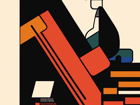 高清现代人物抽象油画