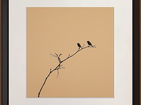  高清中古风挂画 