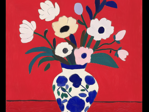  高清中古风挂画 