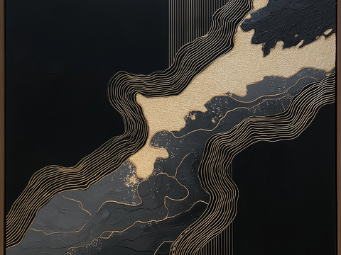  高清现代简约画 