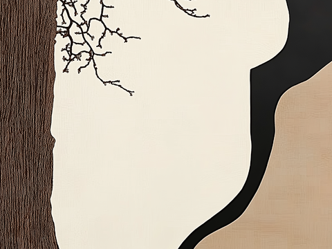  高清现代抽象油画 