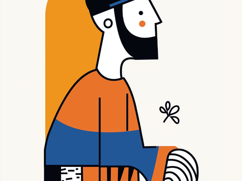  高清现代抽象油画 