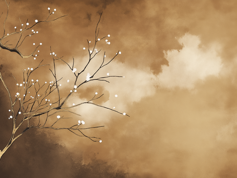  高清中古风挂画 