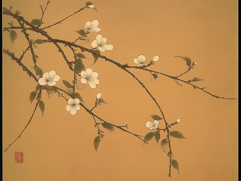  高清中古风挂画 