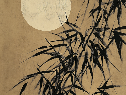  高清中古风挂画 