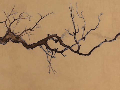  高清中式横幅画 