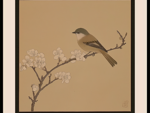  高清中古风挂画 