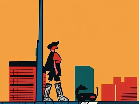 高清现代人物抽象油画