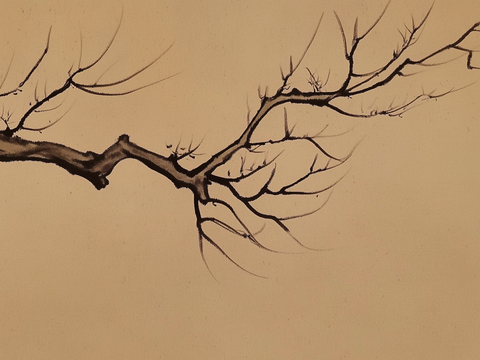  高清中式横幅画 