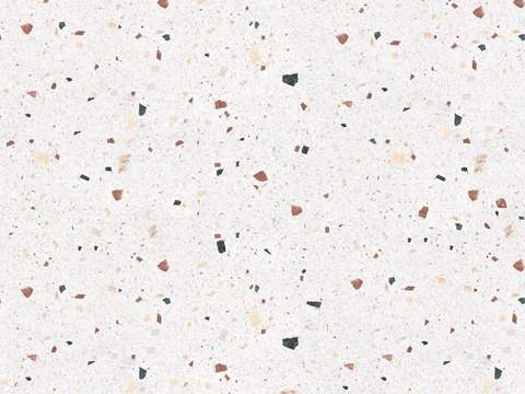  现代无缝彩色颗粒水磨石 