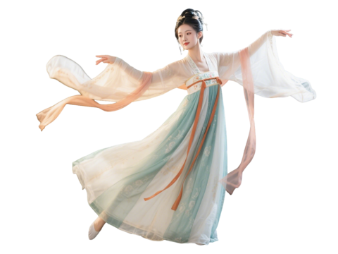  PS免抠舞蹈美女 古装美女 古典美人 古风美女 盛装舞蹈 