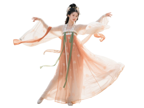  PS免抠舞蹈美女 古装美女 古典美人 古风美女 盛装舞蹈 