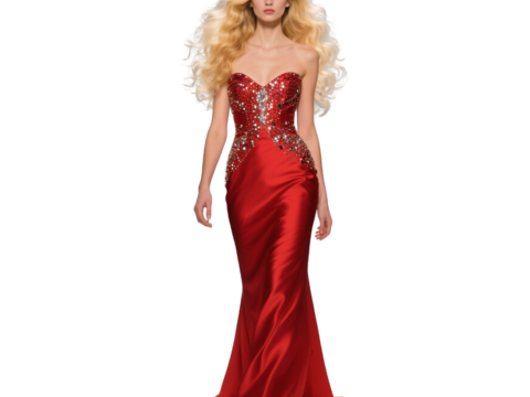  PS免抠现代人物 T台走秀 时尚模特 晚礼服模特 现代美女 