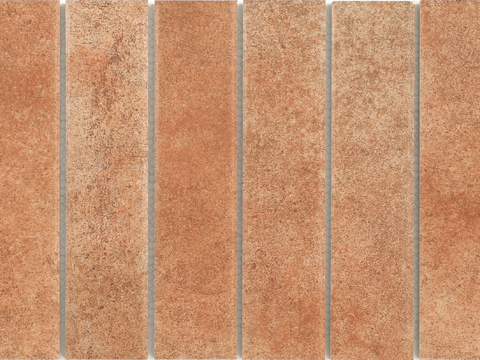 赤陶色长条手工砖 复古哑光水泥砖 美式乡村背景墙瓷砖 高清无