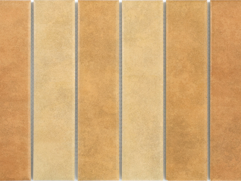 浅黄棕长条手工砖 复古哑光水泥砖 半银行卡宽瓷砖 高清无缝贴
