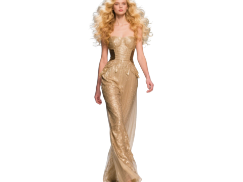  PS免抠现代人物 T台走秀 时尚模特 晚礼服模特 现代美女 