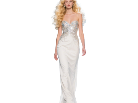  PS免抠现代人物 T台走秀 时尚模特 晚礼服模特 现代美女 