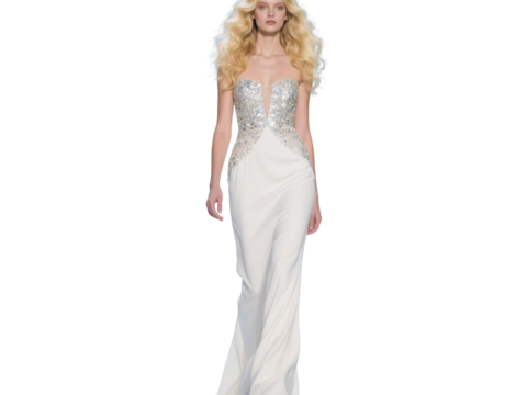  PS免抠现代人物 T台走秀 时尚模特 晚礼服模特 现代美女 