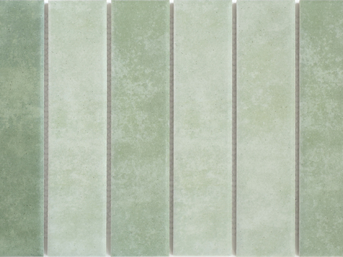 薄荷绿长条手工砖 复古哑光水泥砖 半银行卡宽瓷砖 高清无缝贴