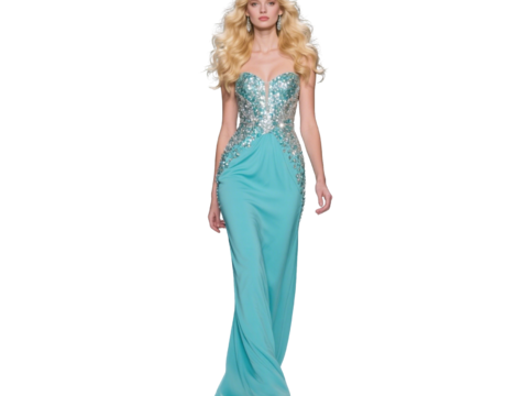  PS免抠现代人物 T台走秀 时尚模特 晚礼服模特 现代美女 