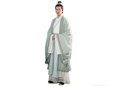  PS免抠古装人物 古代读书人 古装男子 书生 文人骚客 诗人 