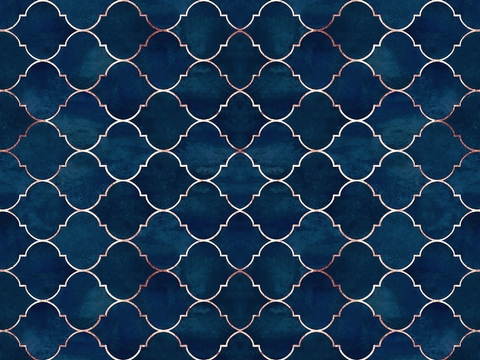 蓝色毛绒纹理地毯