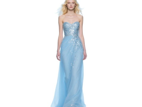  PS免抠现代人物 T台走秀 时尚模特 晚礼服模特 现代美女 