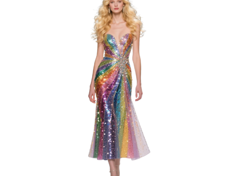  PS免抠现代人物 T台走秀 时尚模特 晚礼服模特 现代美女 