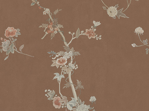 艺术花砖 文化砖 背景图案  花鸟壁纸