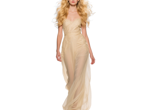  PS免抠现代人物 T台走秀 时尚模特 晚礼服模特 现代美女 