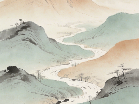 新中式山水画