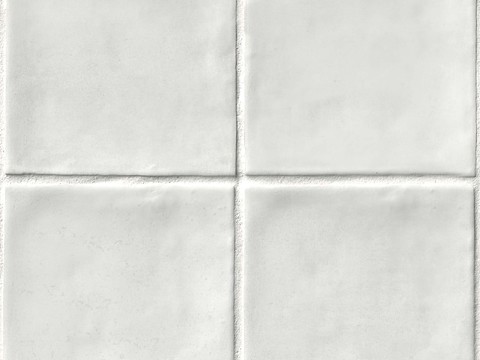 无缝白色方块瓷砖