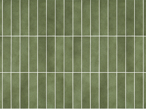 法式奶油条形砖 无缝小绿砖复古 厨卫砖