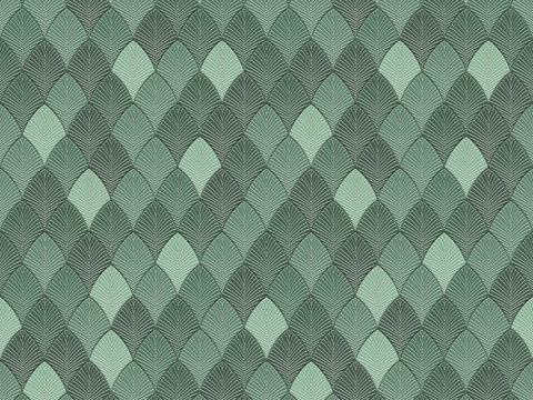 厨卫花砖 复古花砖 羽毛瓷砖 绿色花砖