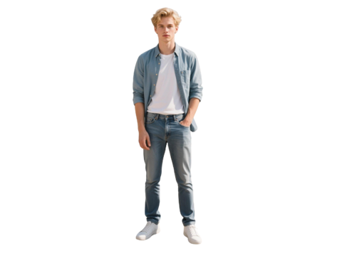  PS免抠现代人物 休闲装模特 商业街拍 休闲装帅哥 时尚帅哥 