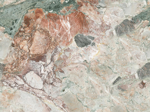 无缝玫瑰奢石大理石_莫奈花园奢石大理石_粉色奢石大理石岩板