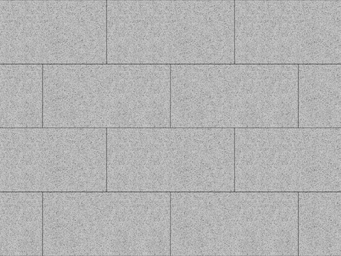 无缝工字铺芝麻灰花岗岩广场砖