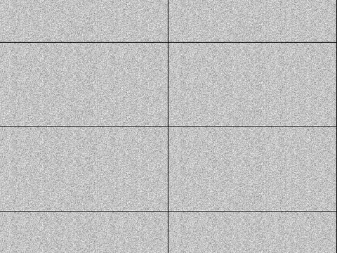 无缝顺铺荔枝面米白花岗岩方格砖真石漆外墙