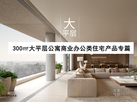  300㎡大平層公寓商業(yè)辦公類住宅產(chǎn)品文本 