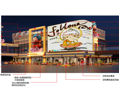  商業(yè)綜合體空間(含文創(chuàng)店+特色餐飲)室內(nèi)設(shè)計(jì)方案文本 
