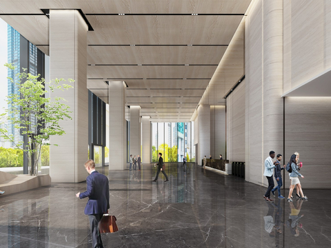  福州永荣办公大堂 公寓大堂方案文本 