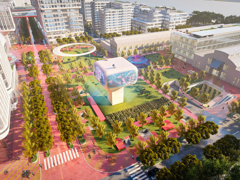  上海哔哩哔哩bilibili总部产业园景观方案文本 