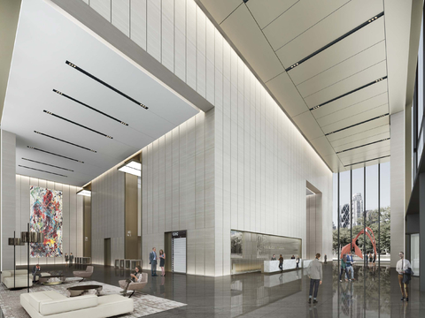  深圳招商太子广场超高层办公大堂方案文本 