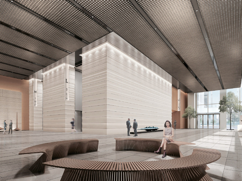  深圳嘉里前海办公大堂方案文本 