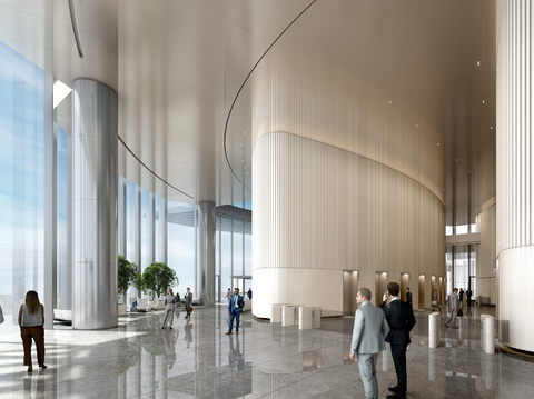  厦门国际银行总部办公设计方案文本 