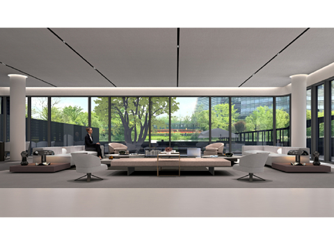  杭州齐治科技3000㎡总部办公楼设计方案文本 